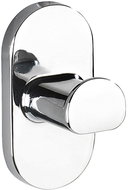 WENKO WITHOUT DRILLING PowerLoc RICO - Wall Hook, Metallic Glossy - Bathroom Hook