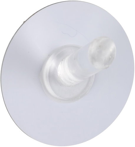 WENKO WITHOUT DRILL StaticLoc MEDIUM - Wall Hook, White - Bathroom Hook - Main image