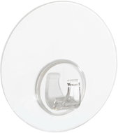 WENKO WITHOUT DRILL StaticLoc UNO - Wall Hook, Transparent - Bathroom Hook