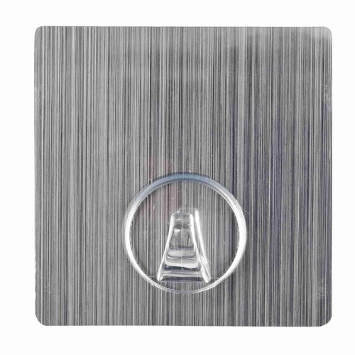 WENKO WITHOUT DRILL StaticLoc Wall Hook, Matt - Bathroom Hook - Main image