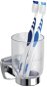 WENKO BASIC - Toothbrush cup, stainless steel - Toothbrush Holder Cup