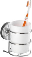 WENKO WITHOUT TURNING VacuumLoc MILAZZO - Toothbrush cup, glossy - Toothbrush Holder