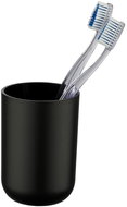 WENKO BRASIL - Toothbrush cup, black - Toothbrush Holder Cup