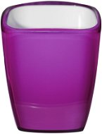 GRUND NEON - Toothbrush cup 8x7x10,2 cm, purple - Toothbrush Holder Cup