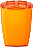GRUND NEON - Toothbrush cup 7x6,5x10 cm, orange - Toothbrush Holder Cup