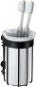 WENKO WITHOUT DRILLING Classic Plus - Brush Cup, Black - Toothbrush Holder