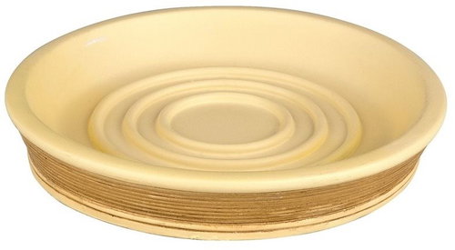 WENKO AMPHORE - Soap Dish 12x12x2cm, Brown - Soap Dish - Main image