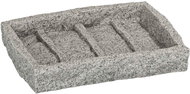 WENKO GRANITE - Soap Dish 14x10x3cm, Grey - Soap Dish