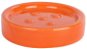 WENKO POLARIS - Soap Dish 11x11x3cm, Orange - Soap Dish