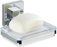 WENKO VacuumLoc QUADRO - Soap Dish, Transparent - Soap Dish