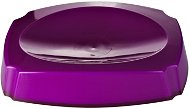 GRUND NEON - Soap Dish 14,4x10,4x3cm, Purple - Soap Dish
