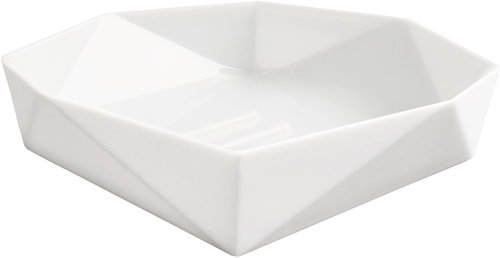 SEPIO DIAMOND - Soap Dish, White - Soap Dish - Main image