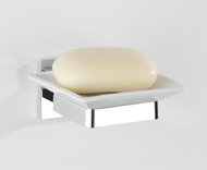 WENKO WITHOUT DRILLING ExpressLoc FORMIA - Soap Dish, Metallic Shiny - Soap Dish