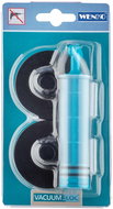 WENKO WITHOUT TURNING VacuumLoc Adhesive Set Black for Classic Plus, black - Hooks