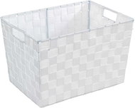 WENKO ADRIA - Bathroom basket 35x25x22 cm, white - Storage Bin