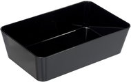 WENKO CANDY - Bowl wide 22x14x6 cm, black - Storage Bin