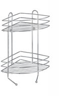 WENKO Corner shelf 43x31x23 cm, chrome - Bathroom Shelf
