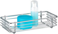 WENKO MILANO - Universal Shelf 25x12x6cm, Chrome - Bathroom Shelf