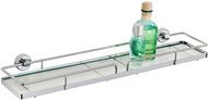 WENKO PowerLoc SION - Wall Shelf 57x13x4cm, Chrome - Bathroom Shelf