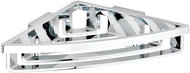 WENKO WITHOUT DRILLING PowerLoc BRALIA - Corner Shelf, Metallic Shiny - Bathroom Shelf