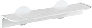 WENKO WITHOUT DRILLING StaticLoc OSIMO - Wall Shelf, White - Bathroom Shelf