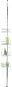 Polička do kúpeľne WENKO DOMASO – Rohové poličky na teleskopickej tyči 65 – 275 cm, kovovo lesklé - Polička do koupelny