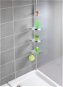 Bathroom Shelf WENKO PREMIUM - Corner Shelves on Telescopic Rods, Metallic Shiny - Polička do koupelny