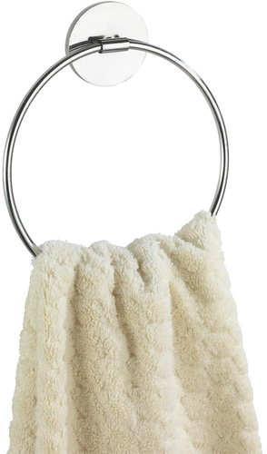 WENKO TurboLoc - Towel Rack 18x2x23cm, Stainless-steel - Towel Rack - Main image