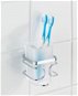 Toothbrush Holder WENKO WITHOUT DRILLING Premium - Toilet Brush, Metallic Shiny - Držák na kartáčky