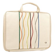 Krusell RADICAL Laptop Slim Case Stripe <16" ivory - Laptop Bag