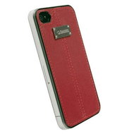 Krusell LUNA Undercover for Apple iPhone 4 red - Phone Cover