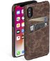 Krusell TUMBA 2 CARD for Apple iPhone X, brown marble - Protective Case