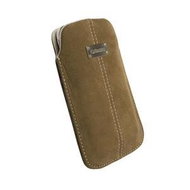 Krusell LUNA Nubuck Medium, brown - Phone Case