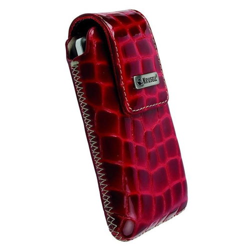 Krusell VINGA POUCH CROCO Large Red - Phone Case - Main image