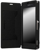 Krusell MALMÖ FLIPCOVER pre Sony Xperia Z1 čierna - Puzdro na mobil