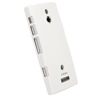 Krusell COLORCOVER for Sony Xperia P White - Phone Cover