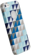 Krusell PRINTCOVER pro Apple iPhone 5 Blue Triangle - Phone Cover