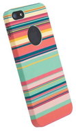 Krusell PRINTCOVER pro Apple iPhone 5 Pink Stripe - Phone Cover
