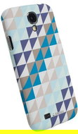 Krusell PRINTCOVER pro Samsung Galaxy S4 (i9505) Blue Triangle - Phone Cover