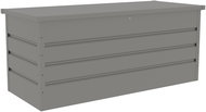 G21 Garden storage box Denver, metallic grey 770 l - Garden Bbox