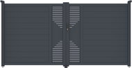 G21 Marion gate 350 × 173 cm double leaf, anthracite - Gate