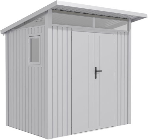 G21 Madison 427 - 225 × 190 cm, metal silver - Garden Shed - Main image