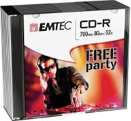 EMTEC CD-R 10ks v SLIM krabičke - Médium