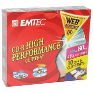 CD-R médium EMTEC 80min, 700MB, 48x speed, balení 10ks v CLIPTRAY pošetce vhodné do šanonu - -
