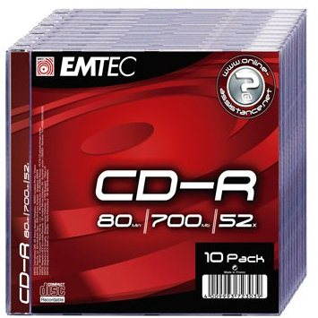 EMTEC CD-R 10ks v krabičce - Media - Main image