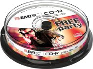 EMTEC CD-R 10ks CakeBox - Médium