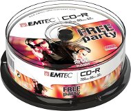 EMTEC CD-R 25ks CakeBox - Médium