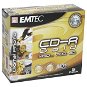 CD-R médium EMTEC 24 Carat Gold Technology 80min, 700MB, 40x speed, balení 5ks v krabičce - -