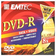 DVD-R médium EMTEC Fantastic Security 4.7GB, 8x speed, balení v krabičce - -