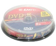 DVD-R médium EMTEC Fantastic Security 4.7GB, 8x speed, balení 10ks cakebox - -
